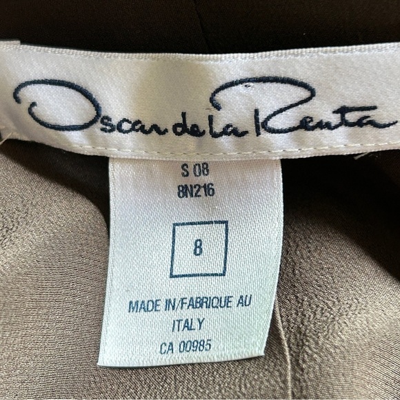 Gorgeous Vintage 100% silk Oscar de la Renta Pantsuit. - Picture 7 of 10